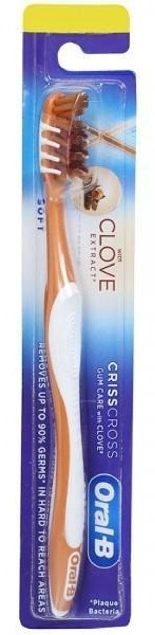 Oral - B Crisscross Gum Care Clove Extract Soft Tooth Brush, 1 pcs