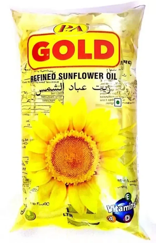 P.A Gold Sunflower Oil, 1L