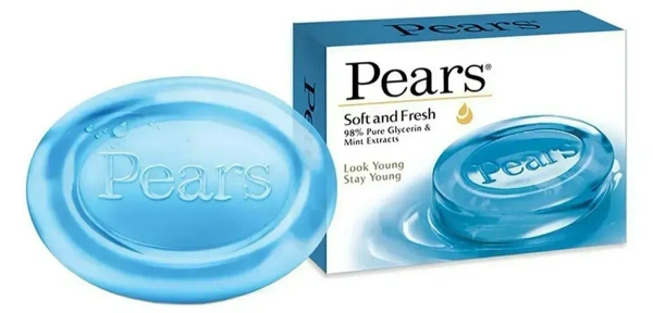 Pears Bathing Soap Soft& Fresh Soap Bar, 150g