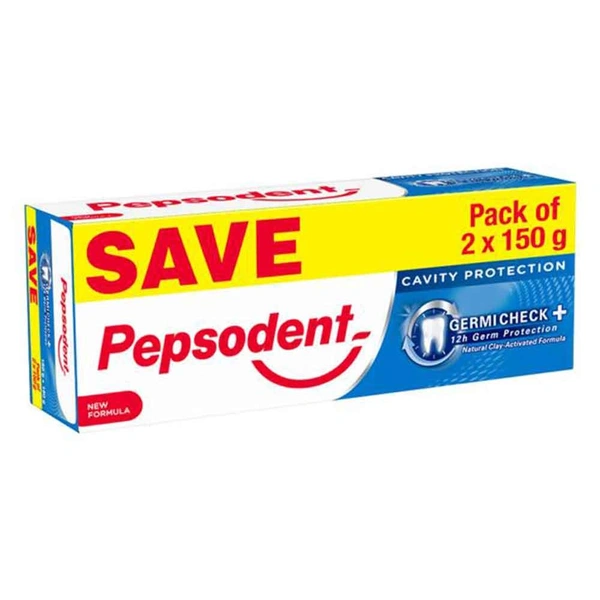 Pepsodent Toothpaste Germicheck, 150g ( Pack of 2)
