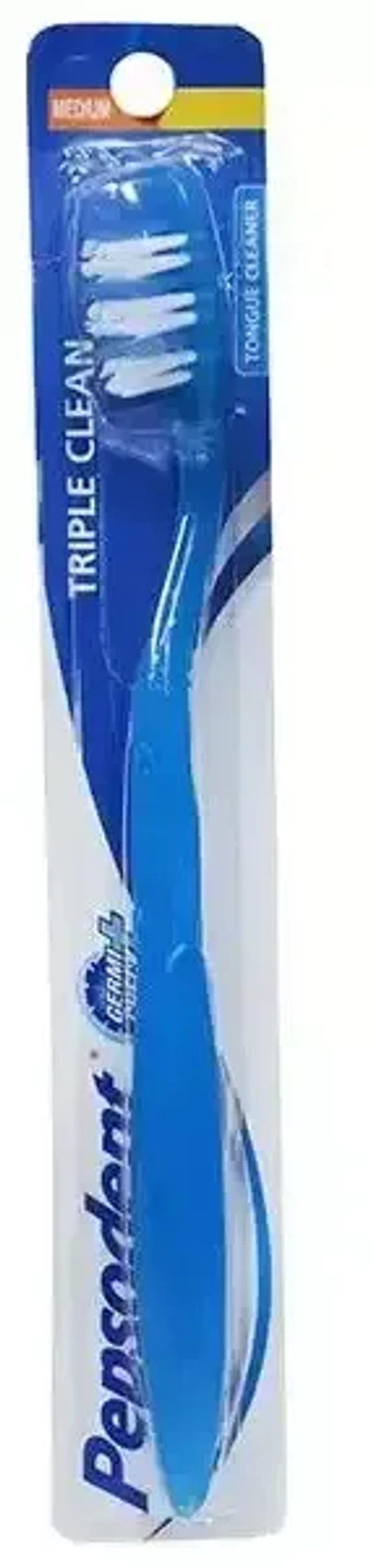 Pepsodent Toothbrush Triple Clean Medium Bristles, 1 pcs