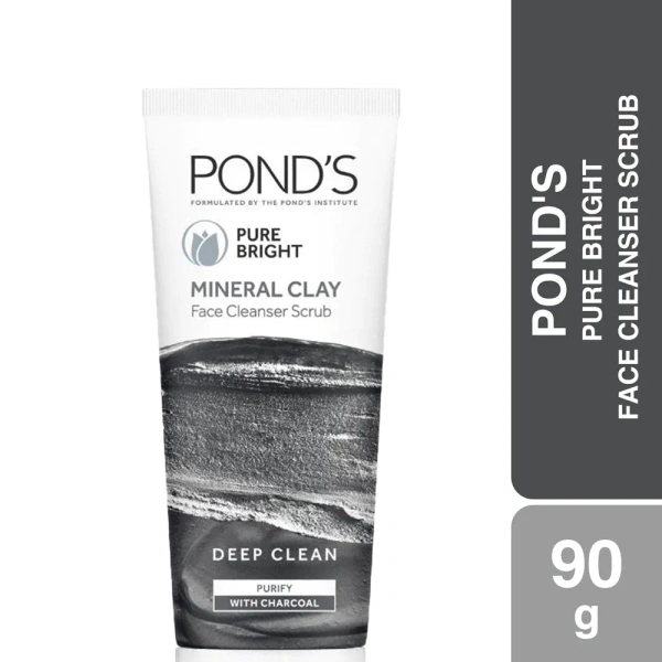 Pond's Facial Foam Mineral Clay Anti Pollution + Purity, 90g