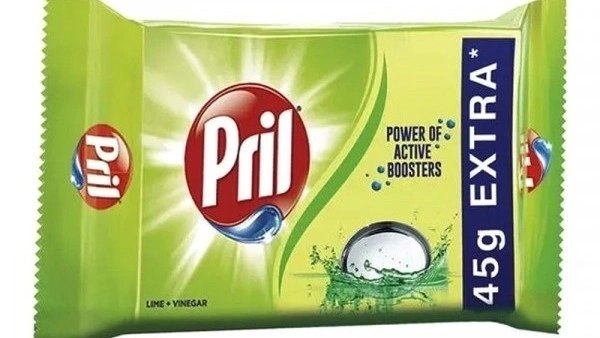 Pril Dishwash Bar with Lime + Vinegar, 125g