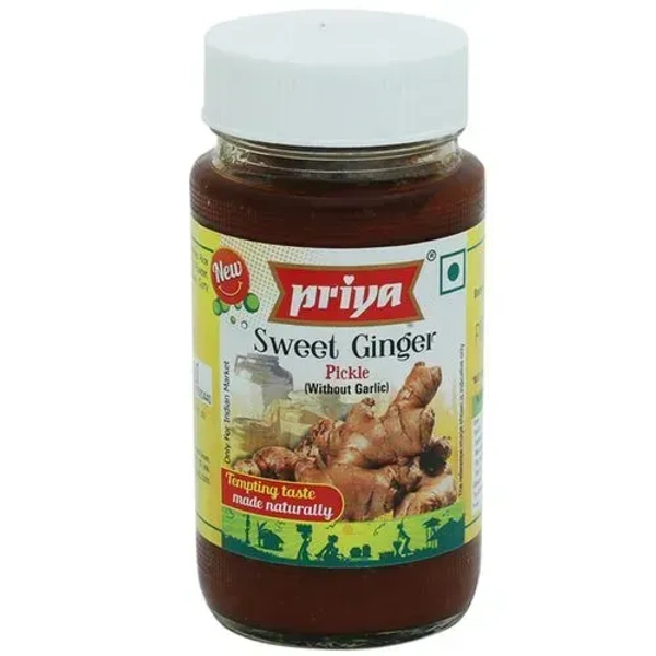 Priya Ginger Pickle Without Garlic, 300g