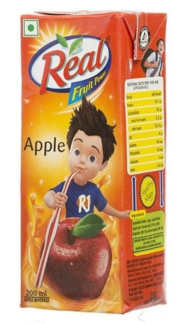 Real Fruit Power Apple Juice 200ml