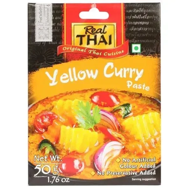 Real Thai Yellow Curry Paste Pouch, 50g