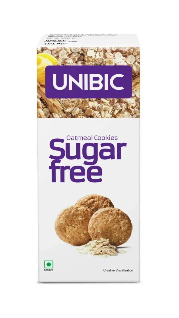 Unibic Cashew Oatmeal Sugar Free Cookies, 75g