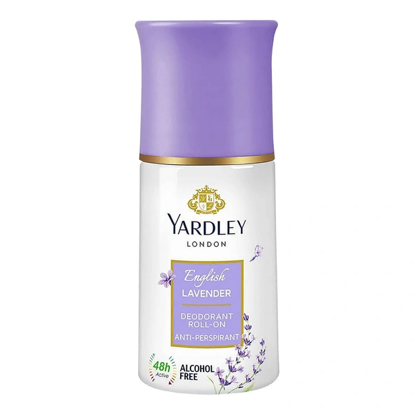 Yardley London English Lavender Deodorant Roll On, 50ml