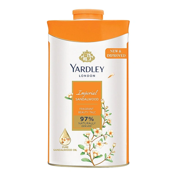 Yardley London Imperial Sandalwood Perfumed Talc, 100g