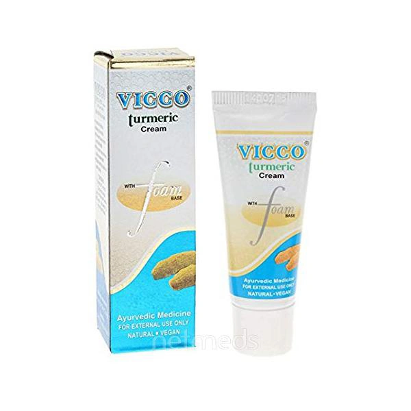Vicco Turmeric Cream With Foam Base, 15g