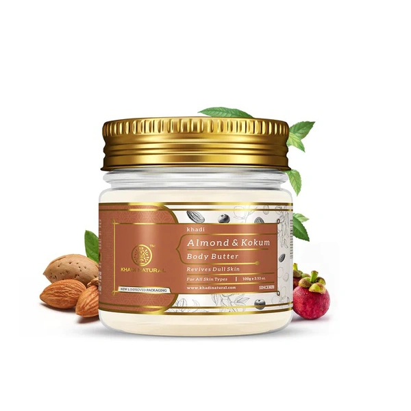 Khadi Herbal Almond And Kokum Body Butter, 100g