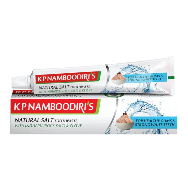 K.P Namboodiri's Toothpaste Herbal White Natural Salt, 50g