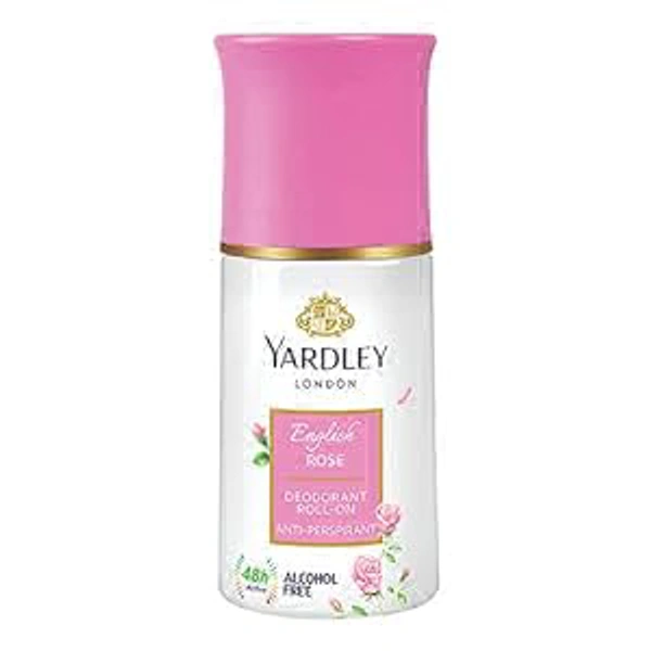 Yardley London English Rose Deodorant Roll - On, 50ml
