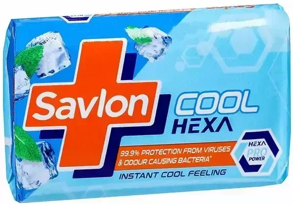Savlon Bathing Soap Cool Hexa, 45g