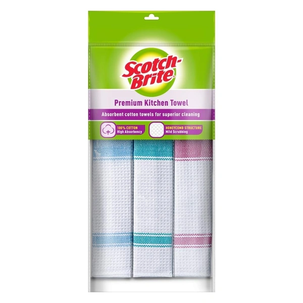 Scotch Brite Kitchen Towel, 3 pcs