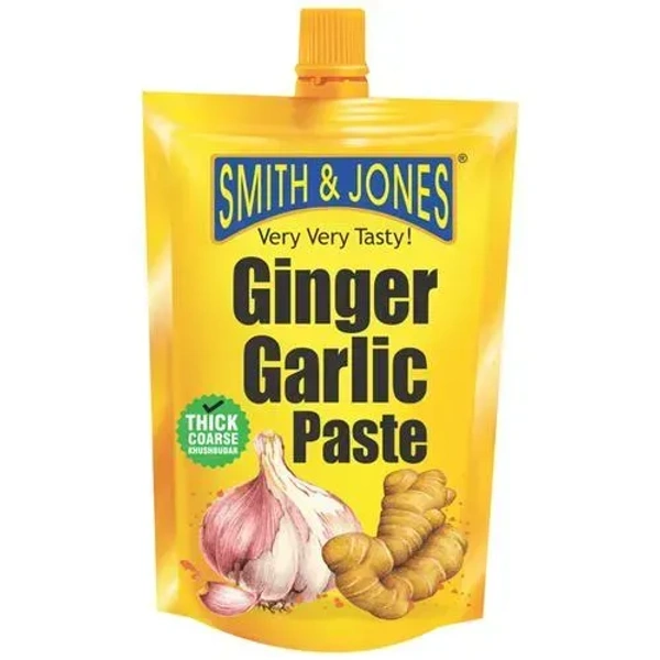 Smith& Jones Ginger Garlic Paste Pouch, 200g