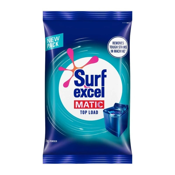 Surf Excel Matic Top Load Detergent Powder, 2 kg