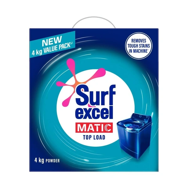 Surf Excel Matic Top Load Detergent Powder, 4 kg