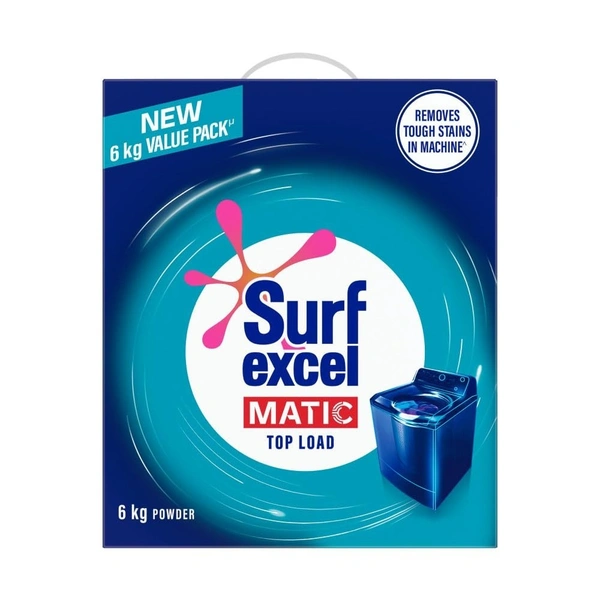 Surf Excel Matic Top Load Detergent Powder, 6 kg