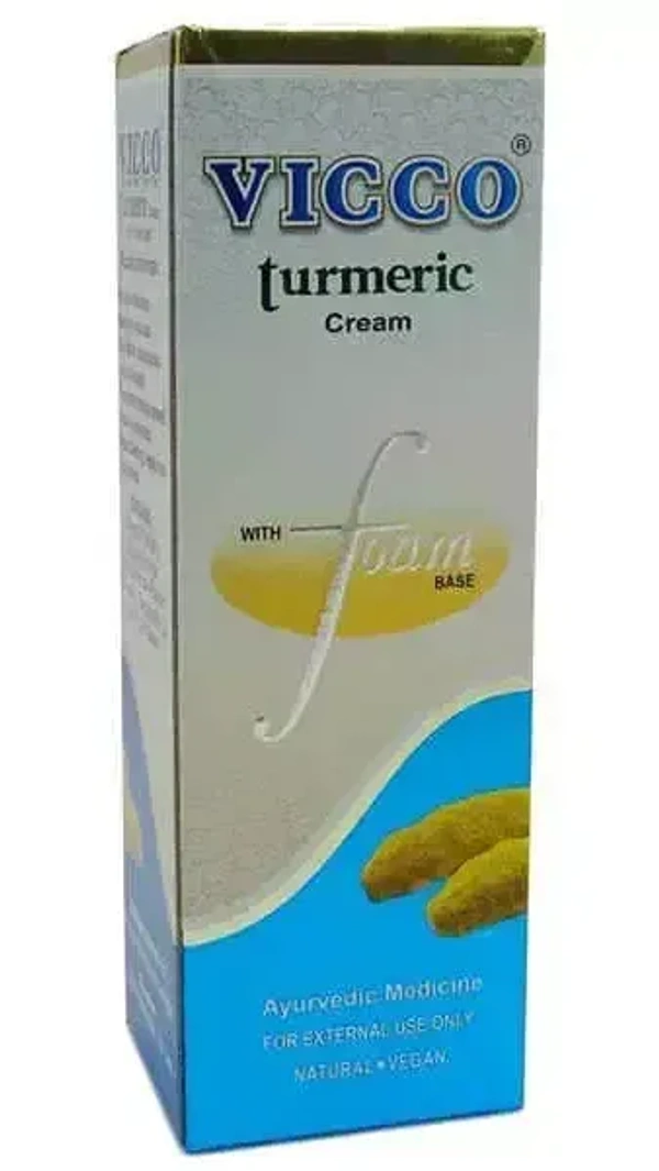 Vicco Turmeric Cream With Foam Base, 30g