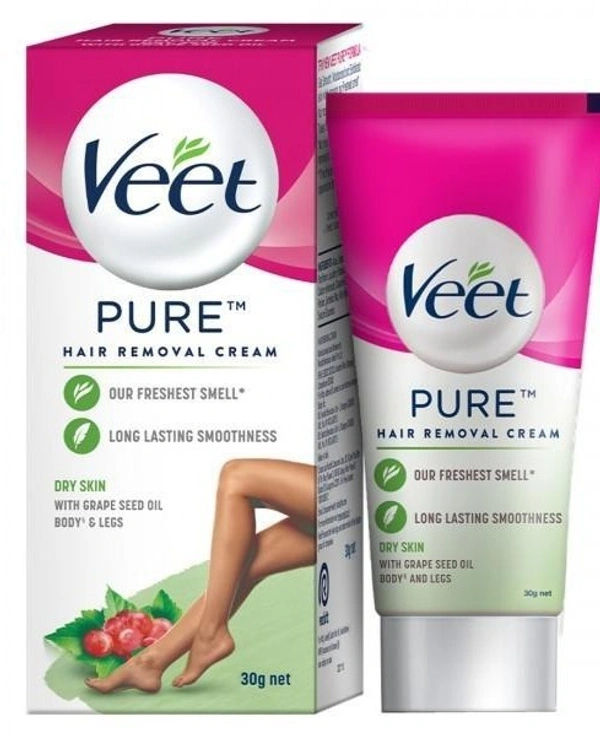 Veet Hair Removal Cream Dry Skin Shea Butter& Lily Fragrance, 30g