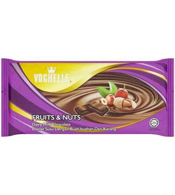 Vochelle Fruits Nuts Diary Milk Chocolates, 277g