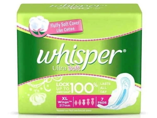 Whisper Ultra Soft XL 7's ExtraLarge (7 Pads)