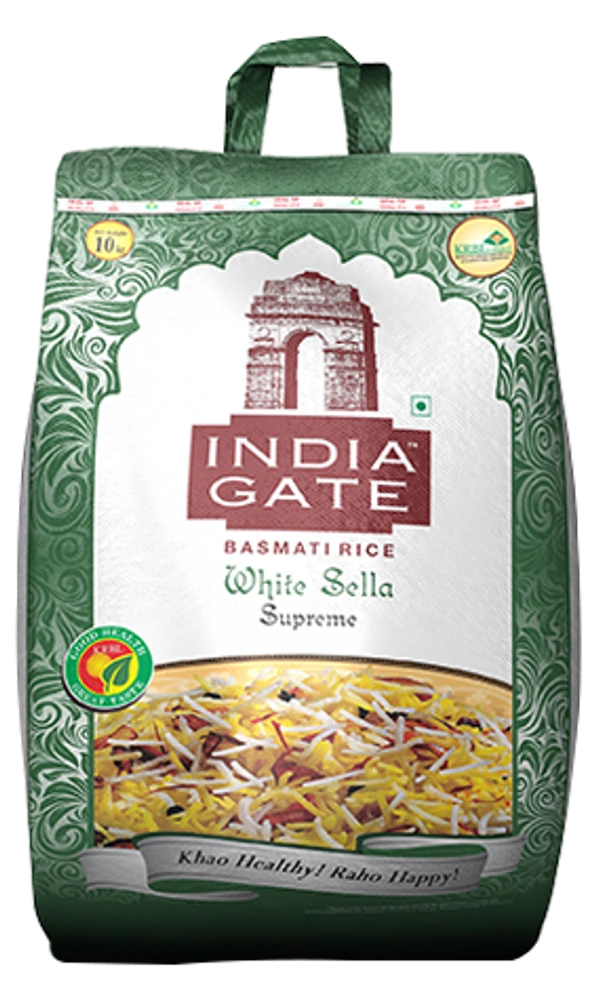 India Gate Basmati Rice, White Sella