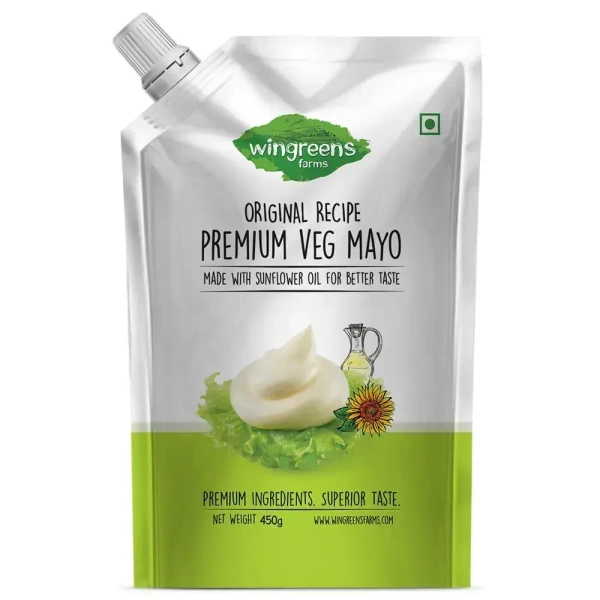 Wingreens Premium Veg Mayo, 450g