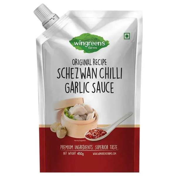Wingreens Schezwan Chilli Garlic Sauce, 450g