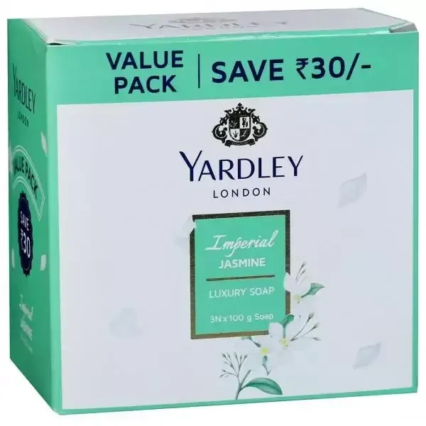 Yardley Jasmine Soap (Pack of 3), 100g