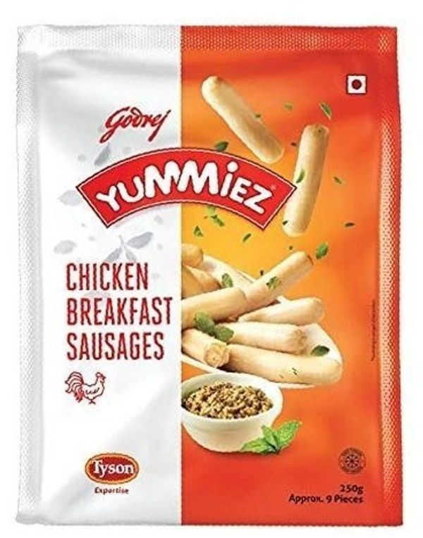 Yummiez Chicken Breakfast Sausages, 250g