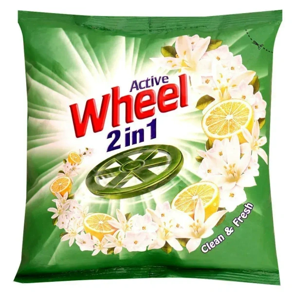 Wheel Green Lemon and Jasmine Detergent Powder, 500g