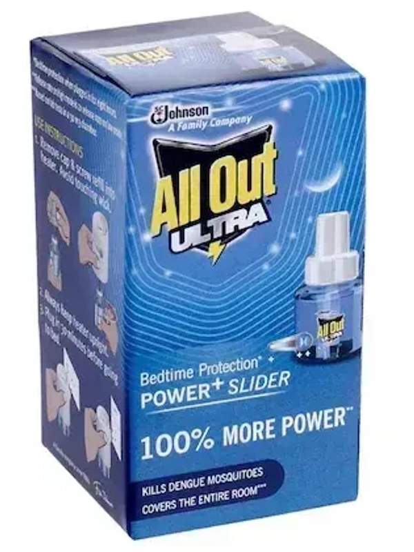 All Out Ultra Bedtime Protection Power+Slider, 45ml