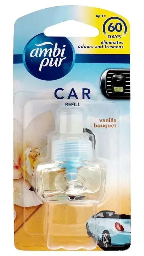 Ambi Pur Car Refill Vanilla Bouquet 60 days, 7.5ml