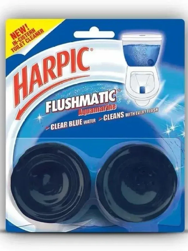 Harpic Disinfectant Flushmatic Toilet Cleaner Aquamarine, 100g