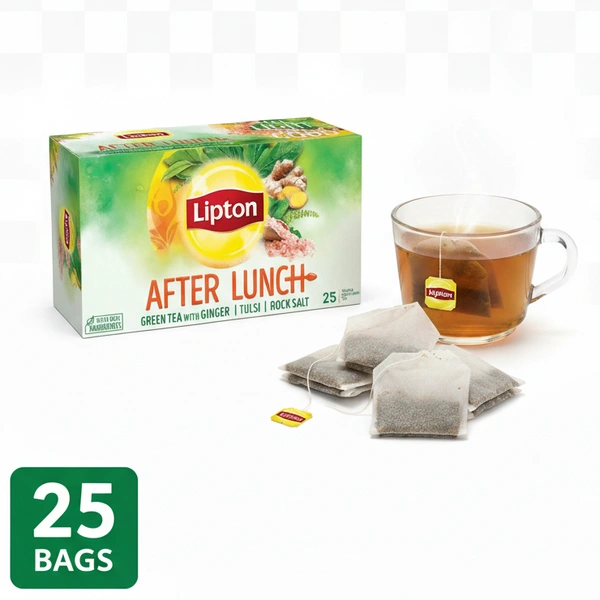 Lipton After Lunch Green Tea Bags, 25 Bags