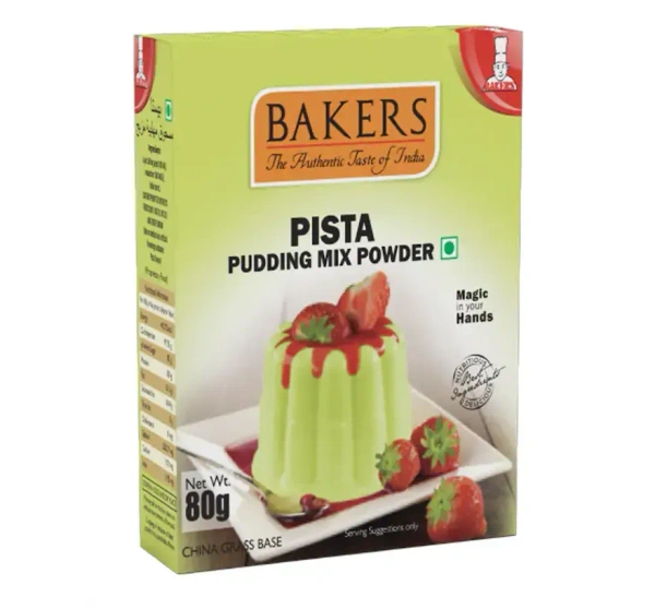 Bakers Pista Mix Powder Pudding, 80g