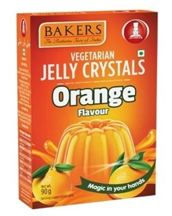 Bakers Vegetarian Jelly Crystals Orange Flavour 80g