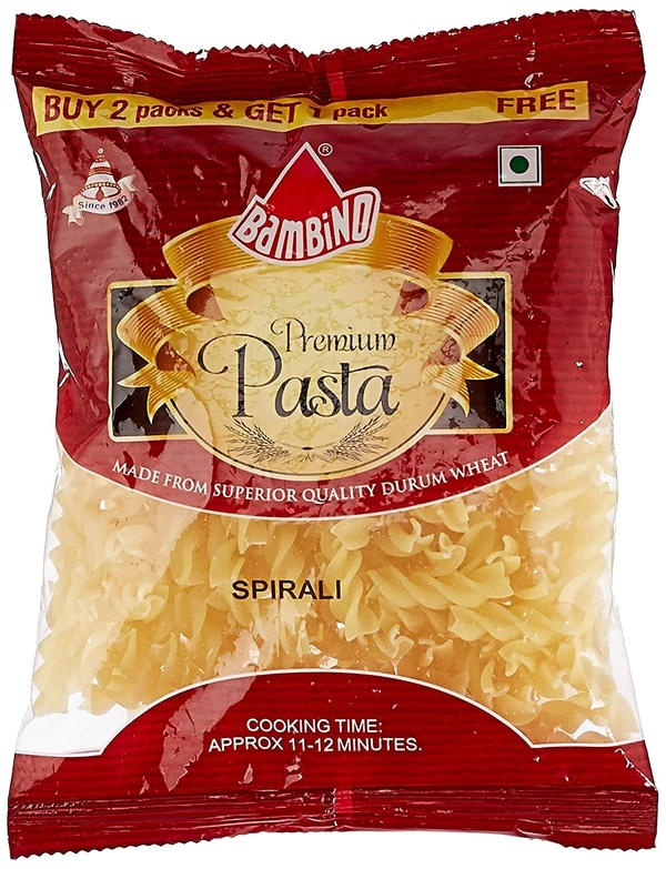 Bambino Premium Pasta Spiral, 500g