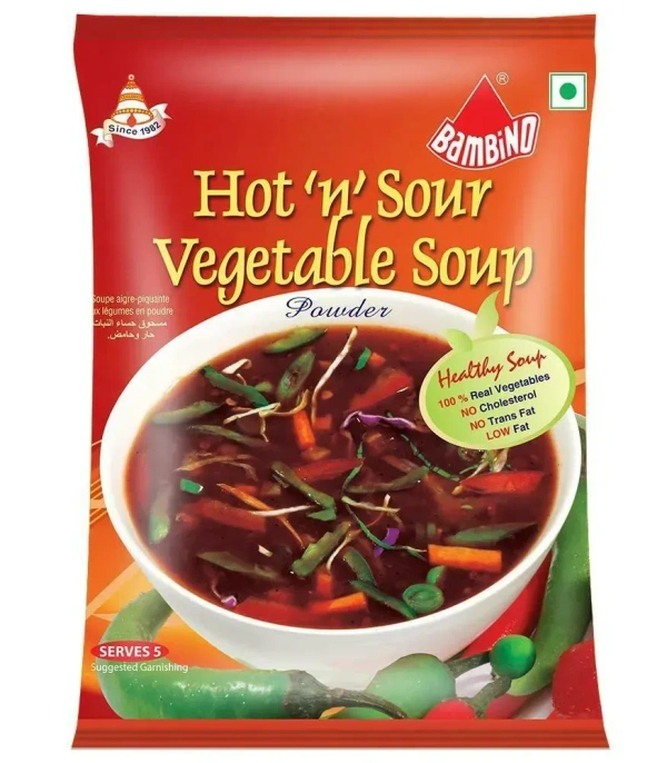 Bambino Hot N Sour Vegetable Soup Powder, 45g