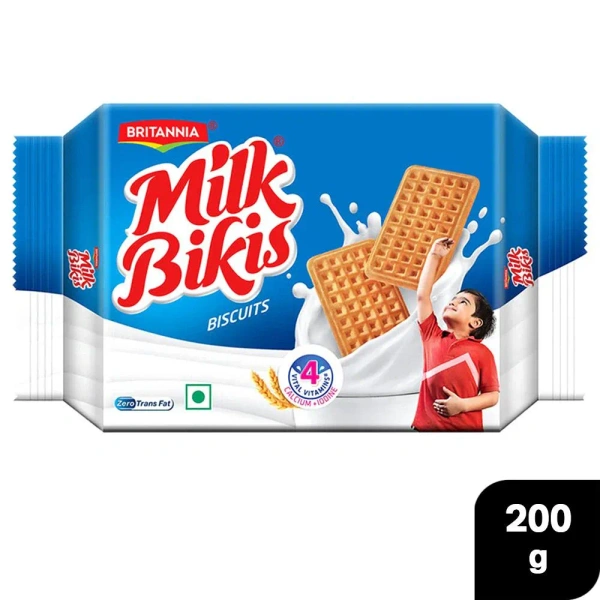 Britannia Milk Bikis Biscuits, 200g
