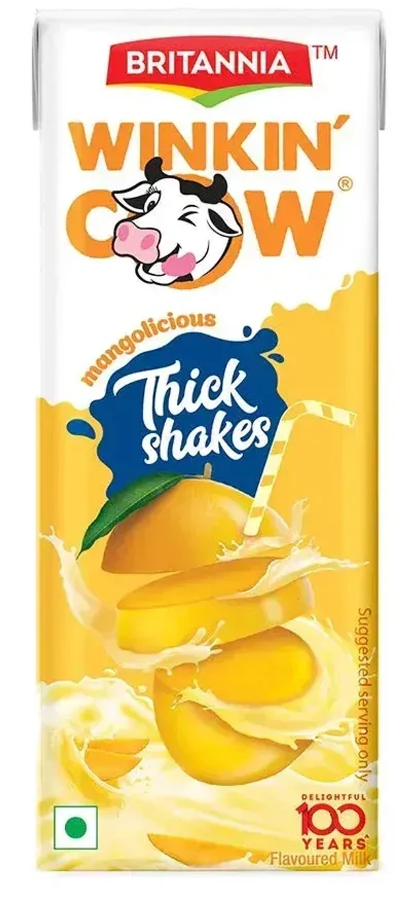 Britannia Winkin Cow Thick Shake Mango 180ml