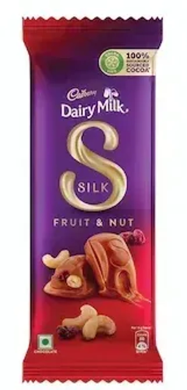 Cadbury Dairy Milk Fruit& Nut Silk, 137g