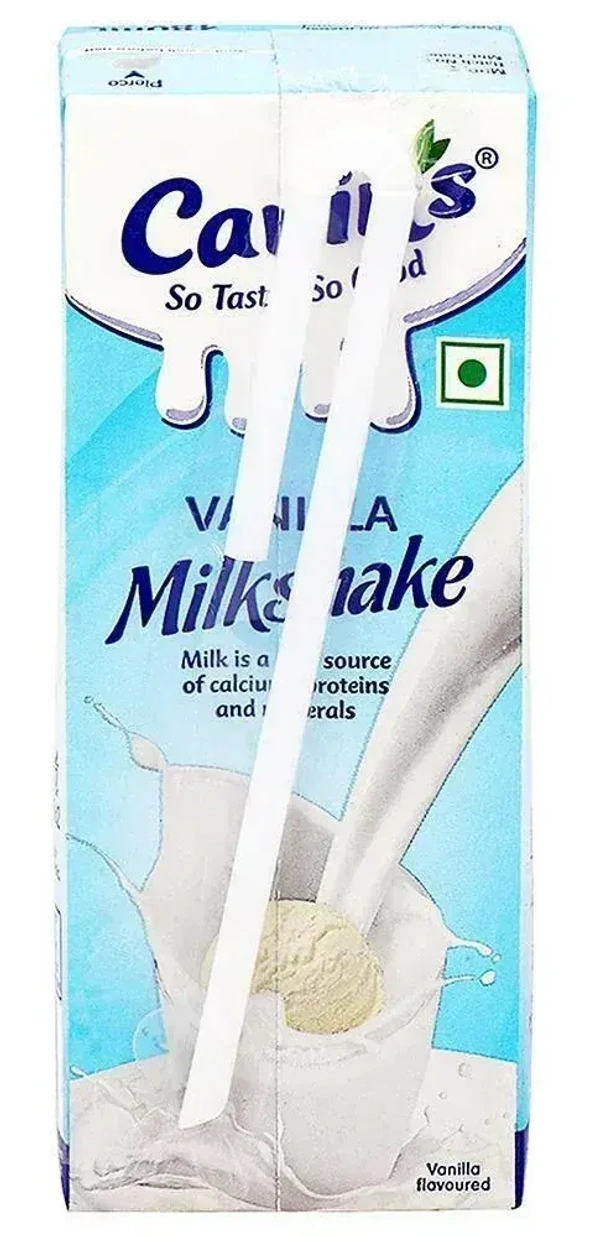 Cavin's Vanilla Milkshake, Enriched with Zinc, Vitamin 200ml