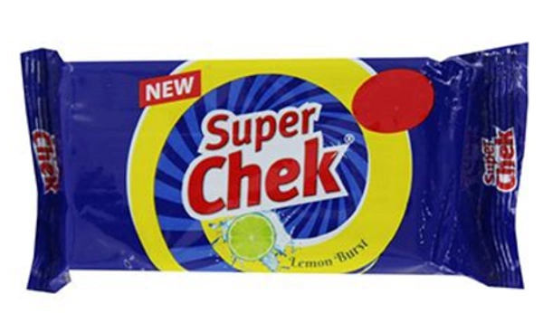Super Chek Dishwash Bar Lemon Burst, 200g