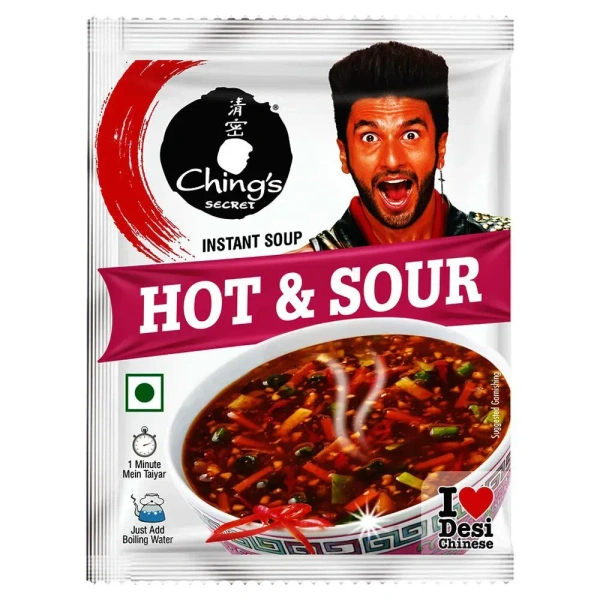 Ching's Secret Instant Soup Hot& Sour Packet, 15g