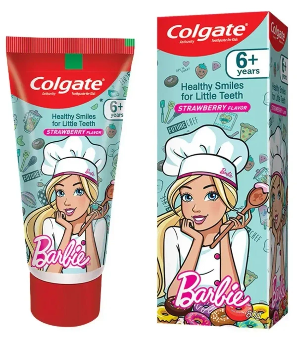 Colgate Kids Barbie (6+ Years) Strawberry Flavor Anticavity Toothpaste, 80g