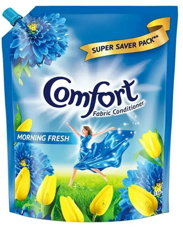 Comfort Fabric Conditioner Morning Fresh Super Saver Pack Pouch, 2L