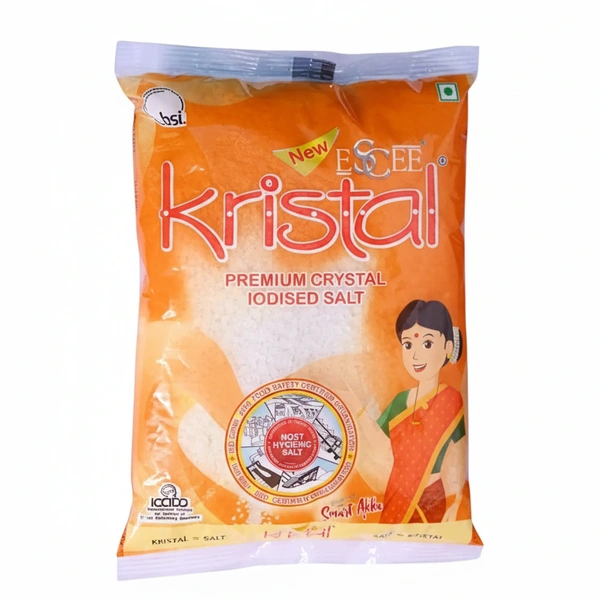 Kristal Premium Iodised Salt Kg Crystal, 1Kg